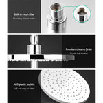 Cefito 9’’ Rain Shower Head Set Handheld Round High Pressure Chrome - Furniture > Bathroom > Shower Heads & Screens