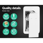 Cefito 9’’ Rain Shower Head Set Handheld Round High Pressure Mixer Tap Chrome - Home & Garden > Bathroom Accessories >