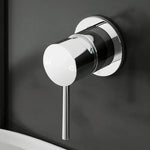 Cefito Basin Mixer Wall Tap Round Brass Faucet Shower Bathtub Chrome - Home & Garden > Bathroom Accessories > Shower