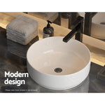 Cefito Bathroom Basin Ceramic Vanity Sink Hand Wash Bowl 35x12cm - Furniture > Bathroom > Sinks