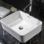 Cefito Bathroom Basin Ceramic Vanity Sink Hand Wash Bowl 48x37cm White - Furniture > Bathroom > Sinks