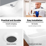 Cefito Bathroom Basin Ceramic Vanity Sink Hand Wash Bowl 48x38cm - Furniture > Bathroom > Sinks