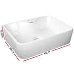 Cefito Bathroom Basin Ceramic Vanity Sink Hand Wash Bowl 48x38cm - Furniture > Bathroom > Sinks