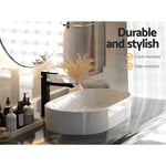 Cefito Bathroom Basin Ceramic Vanity Sink Hand Wash Bowl 52x31cm - Furniture > Bathroom > Sinks