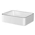 Cefito Bathroom Basin Ceramic Vanity Sink Hand Wash Bowl Above Counter 48x37cm - Furniture > Bathroom > Sinks