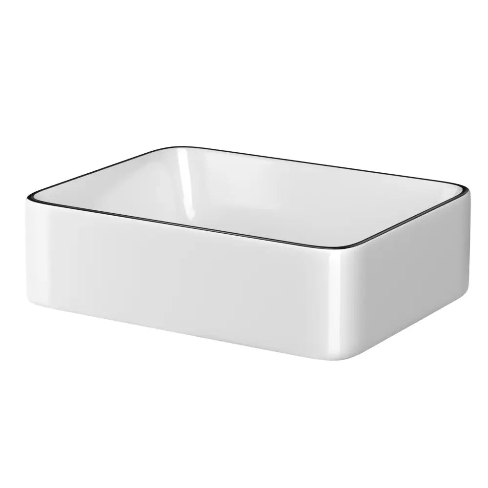 Cefito Bathroom Basin Ceramic Vanity Sink Hand Wash Bowl Above Counter 48x37cm - Furniture > Bathroom > Sinks