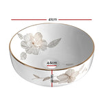 Cefito Bathroom Basin Ceramic Vanity Sink Hand Wash Bowl with Pattern 41x41cm - Furniture > Bathroom > Sinks