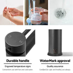 Cefito Bathroom Basin Mixer Tap Round Brass Faucet Vanity Laundry Black - Home & Garden > Bathroom Accessories > Shower