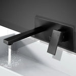 Cefito Bathroom Basin Mixer Tap Separate Faucet Vanity Laundry Black - Furniture > Bathroom > Tap & Sink Accessories