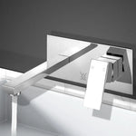 Cefito Bathroom Basin Mixer Tap Separate Faucet Vanity Laundry Chrome - Furniture > Bathroom > Tap & Sink Accessories