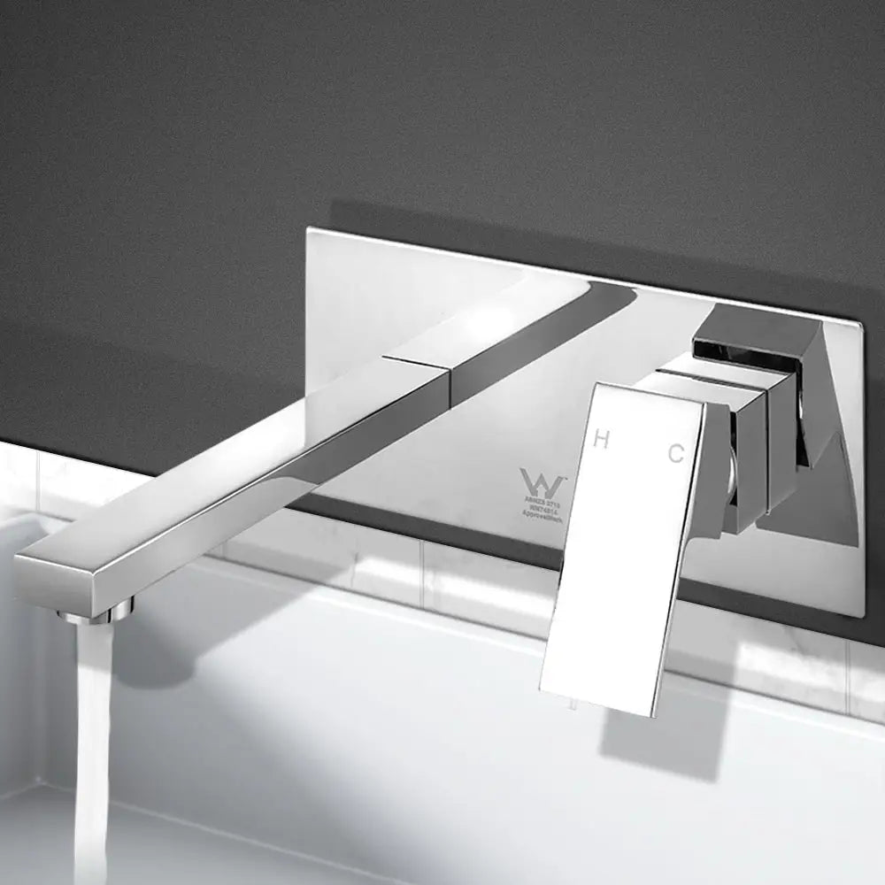 Cefito Bathroom Basin Mixer Tap Separate Faucet Vanity Laundry Chrome - Furniture > Bathroom > Tap & Sink Accessories