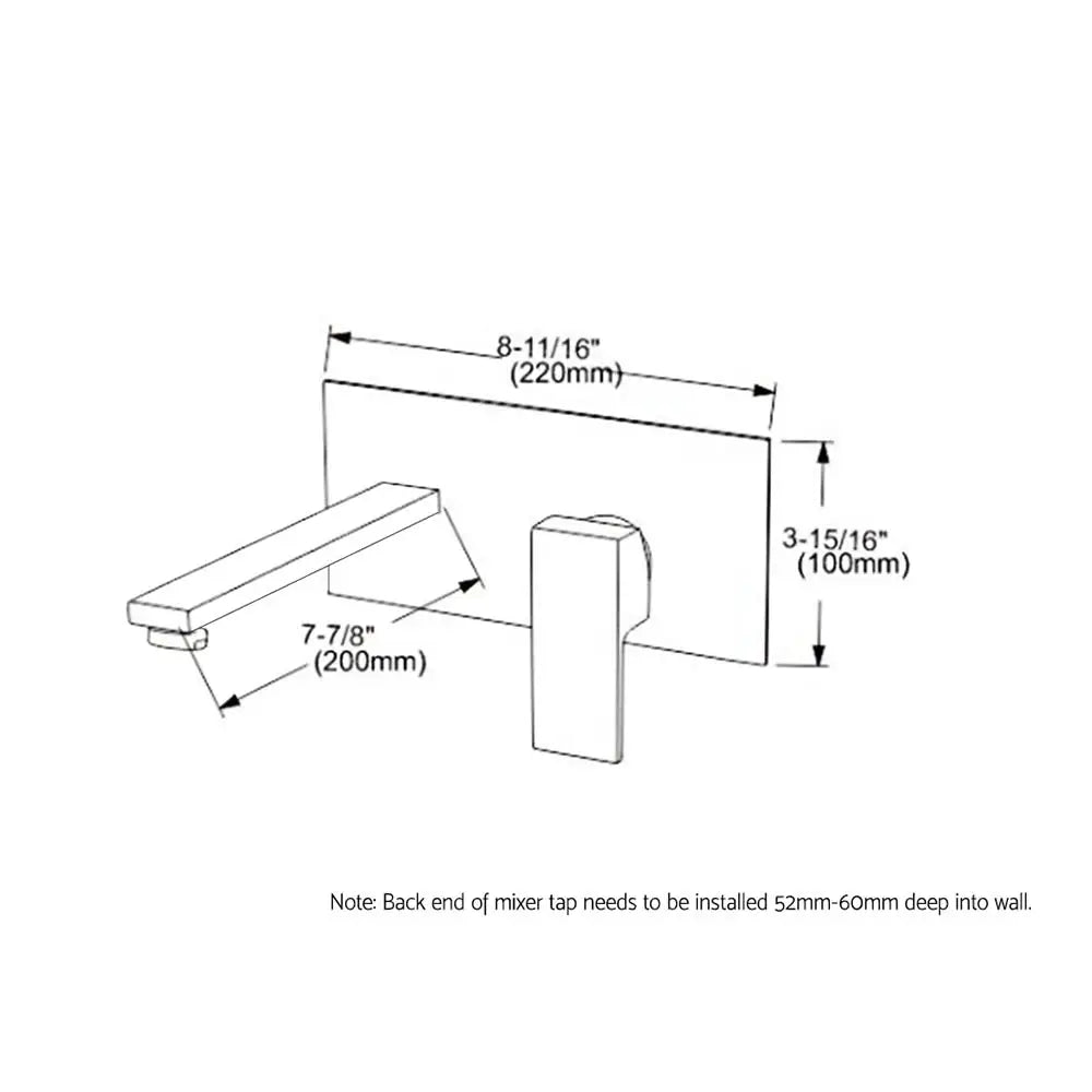 Cefito Bathroom Basin Mixer Tap Separate Faucet Vanity Laundry Chrome - Furniture > Bathroom > Tap & Sink Accessories