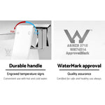 Cefito Bathroom Basin Mixer Tap Separate Faucet Vanity Laundry Chrome - Furniture > Bathroom > Tap & Sink Accessories