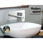 Cefito Bathroom Basin Mixer Tap Separate Faucet Vanity Laundry Chrome - Furniture > Bathroom > Tap & Sink Accessories