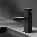 Cefito Bathroom Basin Mixer Tap Square Faucet Vanity Laundry Black - Furniture > Bathroom > Tap & Sink Accessories