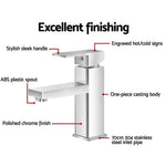 Cefito Bathroom Basin Mixer Tap Square Faucet Vanity Laundry Chrome - Furniture > Bathroom > Tap & Sink Accessories