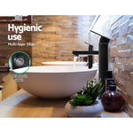 Cefito Bathroom Basin Mixer Tap Square Tall Faucet Vanity Laundry Black - Furniture > Bathroom > Tap & Sink Accessories