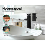 Cefito Bathroom Basin Mixer Tap Square Tall Faucet Vanity Laundry Black - Furniture > Bathroom > Tap & Sink Accessories