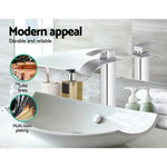 Cefito Bathroom Basin Mixer Tap Thin Tall Faucet Vanity Laundry Black - Home & Garden > Bathroom Accessories > Shower