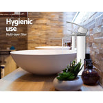 Cefito Bathroom Basin Mixer Tap Thin Tall Faucet Vanity Laundry Black - Home & Garden > Bathroom Accessories > Shower