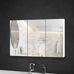 Cefito Bathroom Mirror Cabinet 1200x720mm White - Furniture > Bathroom