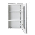 Cefito Bathroom Mirror Cabinet 450x720mm White - Furniture > Bathroom