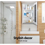 Cefito Bathroom Mirror Cabinet 450x720mm White - Furniture > Bathroom