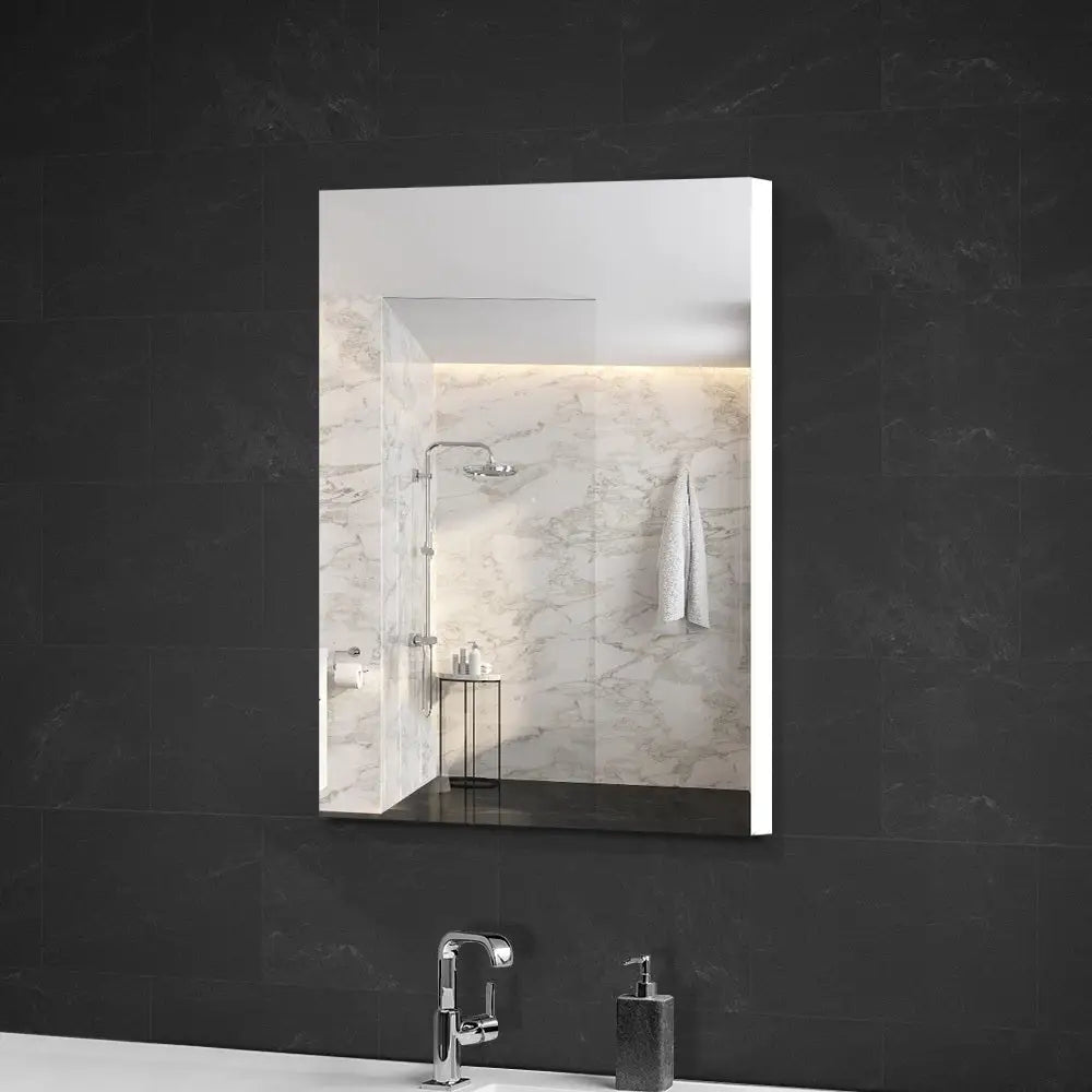 Cefito Bathroom Mirror Cabinet 450x720mm White - Furniture > Bathroom