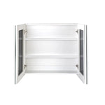 Cefito Bathroom Mirror Cabinet 750x720mm White - Furniture > Bathroom