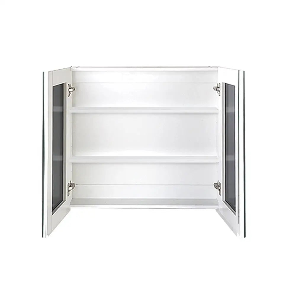 Cefito Bathroom Mirror Cabinet 750x720mm White - Furniture > Bathroom