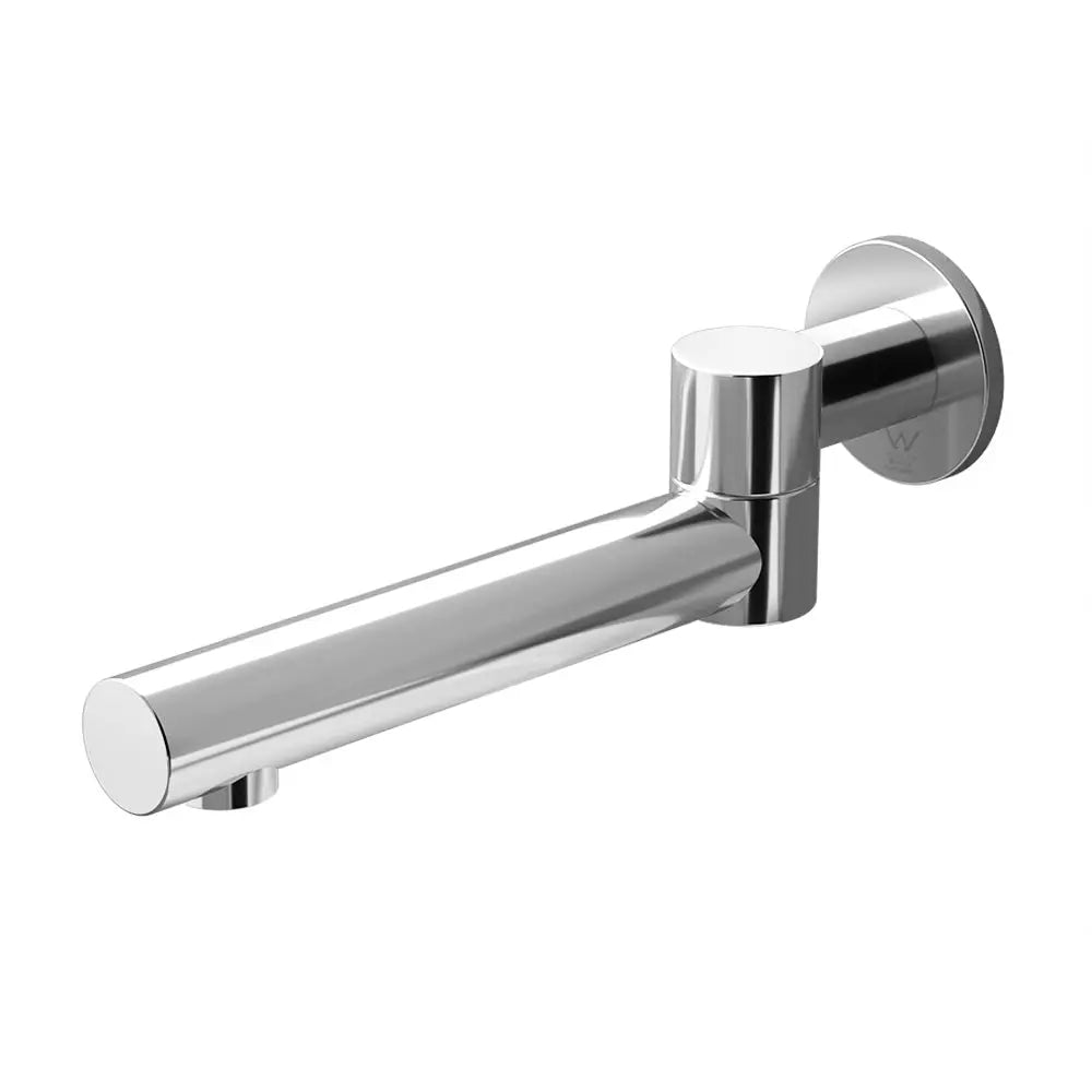 Cefito Bathroom Mixer Spout Wall Bath Tap Round Swivel Bathtub Chrome - Furniture > Bathroom > Tap & Sink Accessories