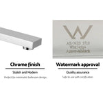 Cefito Bathroom Mixer Spout Wall Bath Tap Square Swivel Bathtub Chrome - Furniture > Bathroom > Tap & Sink Accessories