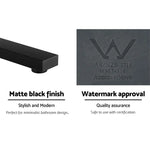 Cefito Bathroom Mixer Spout Wall Bath Tap Square Swivel Bathtub Black - Furniture > Bathroom > Tap & Sink Accessories