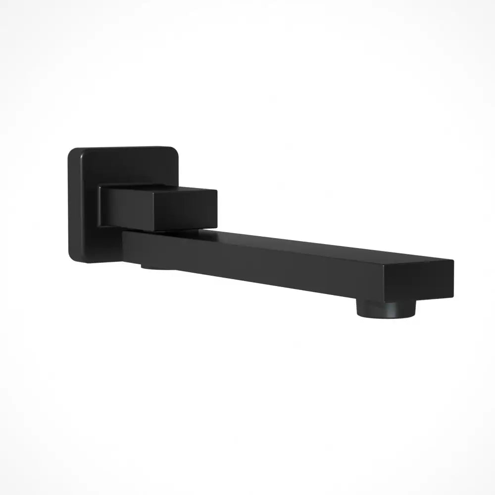 Cefito Bathroom Mixer Spout Wall Bath Tap Square Swivel Bathtub Black - Furniture > Bathroom > Tap & Sink Accessories