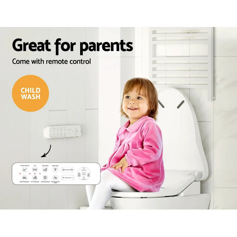 Cefito Bidet Electric Toilet Seat Cover Remote Control - Home & Garden > Bathroom Accessories > Toilet & Bidet