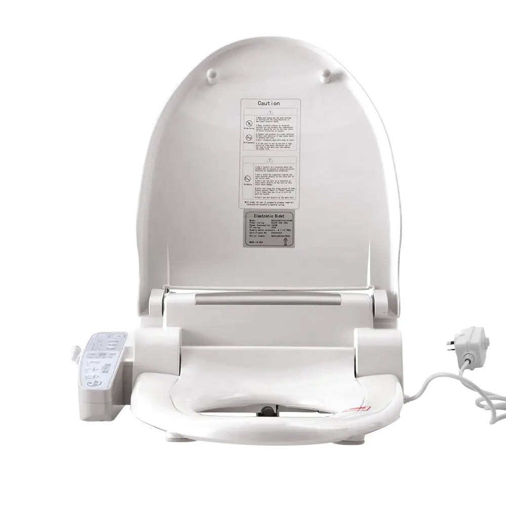 Cefito Electric Bidet Toilet Seat Cover Auto Smart Water Wash Dry Panel Control - Furniture > Bathroom > Bidets
