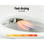 Cefito Electric Bidet Toilet Seat Cover Auto Smart Water Wash Dry Panel Control - Furniture > Bathroom > Bidets