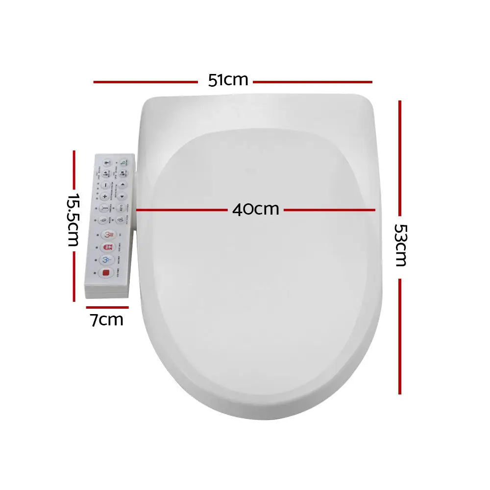 Cefito Electric Bidet Toilet Seat Cover Bathroom Spray Water Wash V Shape - Furniture > Bathroom > Bidets