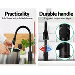Cefito Kitchen Mixer Tap Pull Out 2 Mode Sink Faucet Basin Laundry Black - Furniture > Bathroom > Tap & Sink Accessories