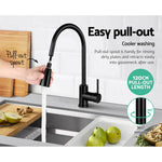 Cefito Kitchen Mixer Tap Pull Out 2 Mode Sink Faucet Basin Laundry Black - Furniture > Bathroom > Tap & Sink Accessories