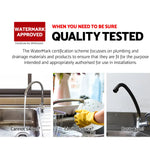 Cefito Kitchen Mixer Tap Mixer Rectangle Sink Faucet Basin Laundry Black - Furniture > Bathroom > Tap & Sink Accessories