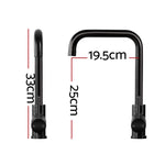 Cefito Kitchen Mixer Tap Mixer Rectangle Sink Faucet Basin Laundry Black - Furniture > Bathroom > Tap & Sink Accessories