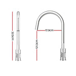 Cefito Kitchen Mixer Tap Mixer Round Sink Faucet Basin Laundry Chrome - Furniture > Bathroom > Tap & Sink Accessories