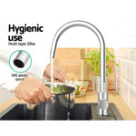 Cefito Kitchen Mixer Tap Mixer Round Sink Faucet Basin Laundry Chrome - Furniture > Bathroom > Tap & Sink Accessories