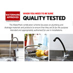 Cefito Kitchen Mixer Tap Mixer Round Sink Faucet Basin Laundry Chrome - Furniture > Bathroom > Tap & Sink Accessories