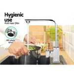 Cefito Kitchen Mixer Tap Mixer Square Sink Faucet Basin Laundry Chrome - Furniture > Bathroom > Tap & Sink Accessories