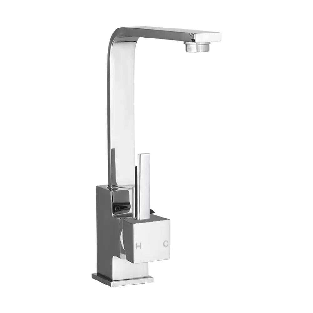 Cefito Kitchen Mixer Tap Mixer Square Sink Faucet Basin Laundry Chrome - Furniture > Bathroom > Tap & Sink Accessories