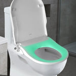 Cefito Non Electric Bidet Toilet Seat Cover Auto Smart Water Wash Dry - Home & Garden > Bathroom Accessories