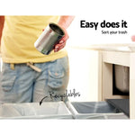 Cefito Pull Out Bin Kitchen Double Basket 2X15L Black - Home & Garden > Kitchen Bins