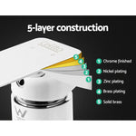 Cefito Shower Mixer Tap Wall Bath Taps Brass Hot Cold Basin Bathroom Chrome - Home & Garden > Bathroom Accessories >